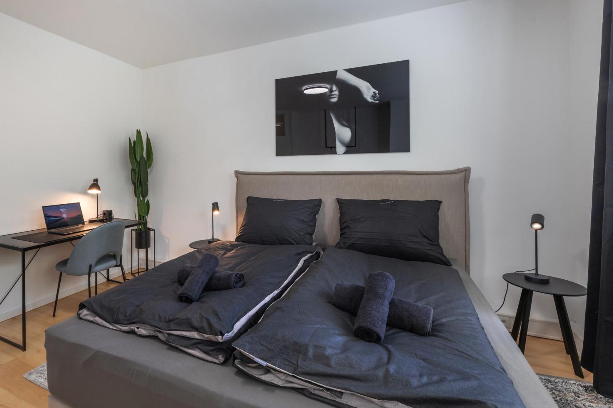 Apartment Sweethome - Kueche, Stellplatz, Wlan, Naehe S-bahn *